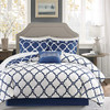 Madison Park - MPE10-570 Essentials Merritt Comforter (Set), Twin XL, Navy New