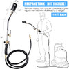 Propane Torch Weed Burner Blow Torch High Output 500 000 BTU B08HDMPZFY - Black New