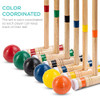 Best Choice Products 32in Wood Croquet Set, Classic 6 Players - Multicolor New