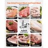 VEVOR MEAT GRINDER, 13 LBS/MIN CAPACITY ELECTRIC MEAT GRINDERS - SILVER