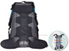 WASING 55L Internal Frame Backpack Outdoor Hiking Travel Climb WS-55Lpack - Blue New