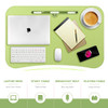 Nnewvante Lap Desk Bed Tray for Eating Writing Foldable Desk with iPad - Green New