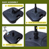 LOKATSE HOME 17.5'' Patio Umbrella Base Stand - Black New