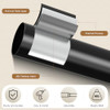 OLV 2 Pack Curtain Rod 36-45" Heavy Duty Modern Window Curtain Rod - Black New
