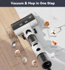 JONR ED12 Vacuum Cleaner Wet and Dry, Cordless Floor Cleaner Machine