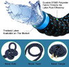 TYRELLSO 100FT EXPANDABLE GARDEN HOSE KINK FREE FLEXIBLE WATER HOSE BLACK BLUE