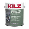 KILZ Porch & Patio Latex Floor Paint, Slate Gray, 1 Gallon B01MQCGX1T New