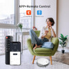 MAMNV ROBOTIC VACUUM WI-FI MOPPING AUTO-RECHARGE 100MIN W/ DOCK - WHITE