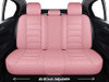 BLUEWALDON 5 Car Seat Covers Full Set with Faxu Leather Cushion Universal Fit New