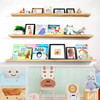 Annecy Floating Shelves Wall Mounted Set of 3 47" B08YN2GCKN - Carbonized Black New