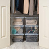 Mainstay 17 QT Plastic Sweater Storage Box 6 Pack 1 Pack B08GZMTNPQ - Clear New