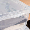 Mainstay 17 QT Plastic Sweater Storage Box 6 Pack 1 Pack B08GZMTNPQ - Clear New