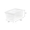 Mainstay 17 QT Plastic Sweater Storage Box 6 Pack 1 Pack B08GZMTNPQ - Clear New
