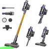LIBINO CORDLESS VACUUM CLEANER 450W WHITE LEDS - PURPLE/ORANGE/GRAY