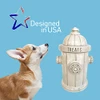 Blue Sky Ceramics Kiln Fired Clay Fire Hydrant Treat Jar - B09HN4S4NW - White New