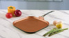 COOKSMARK 11" Copper Griddle Pan Stove Top - Square Flat - B07CVH1S1Y New