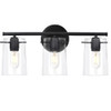 The Yodeling Goat Black Vanity Light - Farmhouse Bathroom Light Fixtures New