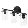The Yodeling Goat Black Vanity Light - Farmhouse Bathroom Light Fixtures New