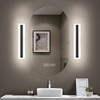 YHTlaeh Bathroom Vanity LED 24 inch 20W 4000K Modern Lighting Fixtures - Black New