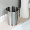 mDesign Metal Wastebasket Trash Can for Bathroom Tall B01GK2QSEI - Steel New