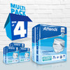 Attends Underwear for Adult Incontinence Care with quick-dry channels(56 Count) New