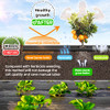 LAVEVE 5OZ Weed Barrier Landscape Fabric 4FT x 100FT Heavy-Duty Weed Control New