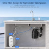 GLACIER FRESH 0.01ΜM ULTRA FILTRATION UNDER SINK WATER FILTER FAUCET - WHITE