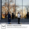 Windows Film One Way Daytime Privacy Protect Window Black Silver - B0CH9T28LJ New
