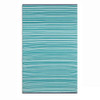 Trava Home IndoorOutdoor Rug, Easy to Clean, WaterResistant, 6'x9', Blue Stripe New