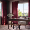 B072VMXSSJ Plush Velvet Curtains Living Room 1 Panel 50W x 96L - Dark Merlot New