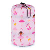 Wildkin Sleeping Bag for Kids, Pink and Gold Stars New