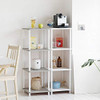 Roomnhome 4-Shelf Storage Unit E0 Grade MDF Tops Made in Korea (White) New