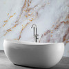 AVISK Marble Contact Paper White/Gray Thickened Marble Matte Wallpaper New