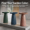 Sunnydaze Gleeful Garden 23" Tall Metal Modern Bird Bath for Outside New