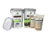 Premium Bokashi Composting Starter Kit (Includes 2 Bokashi Bins, 4.4 lbs ) New