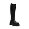 B0CZ1PL5QG Madden Girl Women's Croww Boot, Black Paris, Size 5.5 New