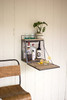 Kalalou Liquor Cabinet with Fold Down Shelf B01AUKV9ZO - Brown New