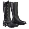 Milwaukee Leather MBL9365 Women's Black Leather 14" Harness Square Toe - 9 New