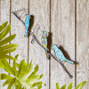 Eangee Home Design Birds On A Wire Sea Blue 29 Length 1 Width 6 Height New