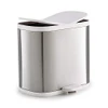 Joseph Joseph Split Step Trash Can Recycle Bin Dual Compartments Buckets New