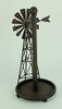 Deleon Windmill Paper Towel Holder, Rustic Bronze Metal Finish New