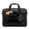 SAMSONITE EXECUTIVE LEATHER BRIEF LAPTOP BAG 15.6" LAPTOP - BLACK