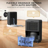 BICEPOS 2000 SQ.FT DEHUMIDIFIER FOR BASEMENT 30 PINTS DEHUMIDIFIERS - BLACK