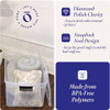 HOMZ Clear Plastic Storage Bins w/Latching Lid 66 Qt 2 Pack - Gray New