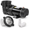 XtremepowerUS 1.5HP Above Ground Pool 2-Speed High Flow B01AB46PEE - Black New