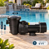 XtremepowerUS 1.5HP Above Ground Pool 2-Speed High Flow B01AB46PEE - Black New