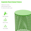 Set of 2 Outdoor Side Table, Garden Stool Metal Accent Table Modern B0DBHQ3YFH New