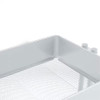 SUPERKKY 3 Drawer Rolling Cart by Recollections, Lexington Collection (White) New