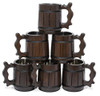 MyFancyCraft Set of 6 Beer Mug 20 OZ - Tankard Mug - Beer stein B06X9LNZPJ New