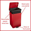 McKesson 81-35267 Entrust Waste Can, Square, 8 gal, Red New